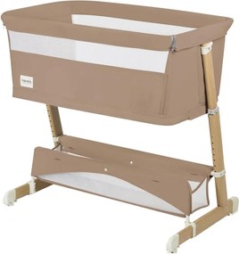 Lionelo - Łóżeczko dziecięce 5 w 1 THOMI PLUS Beżowy Karmel