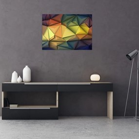 Obraz - Wielokątna abstrakcja 3D (70x50 cm)