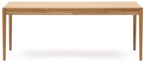Rozkładany stół z dodatkowym blatem w dekorze dębu 90x200 cm Lenon – Kave Home