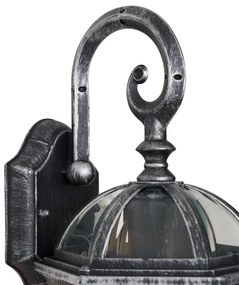 Zewnetrzna Klasyczna zewnętrzna lampa ścienna antyczne srebro IP44 - Glasgow klasyczny/Antyczny Oswietlenie zewnetrzne