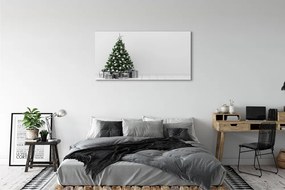 Duży obraz na płótnie Choinka i Prezenty