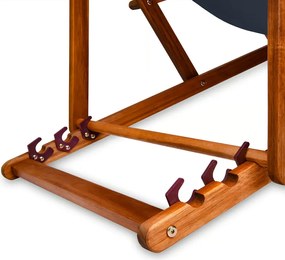 Leżak ogrodowy SIENA, 94x60x94cm, antracytowa Jurhan