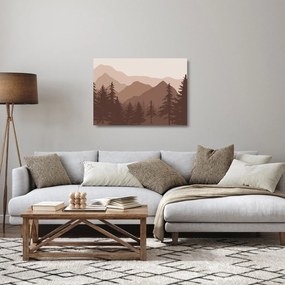 Obraz na szkle - Góry Brunatne N⁰2 (70x50 cm)