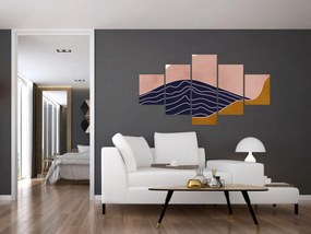 Obraz - Słońce nad górami (125x70 cm)