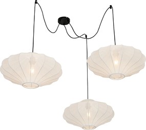 Inteligentna lampa wisząca biała 50 cm 3-źródła światła z 3 Wifi G95 - Plu