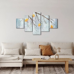 Obraz - Deszczowa jesień (125x70 cm)
