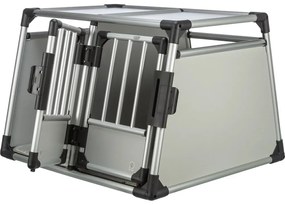 Transporter dla czworonoga w kolorze srebra 69x95 cm Trixie M-L – Plaček Pet Products