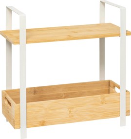 Półka stojąca na blat kuchenny ORDERA z pojemnikiem, 30 x 14 x 30 cm