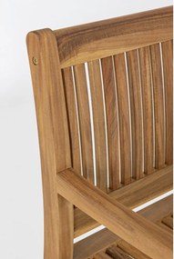 Drewniana ławka ogrodowa w naturalnym kolorze Noemi – Bizzotto