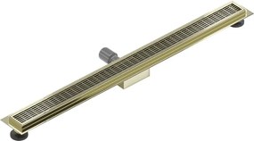 Mexen Flat M33 odpływ liniowy 90 cm, złoty - 1533090-15