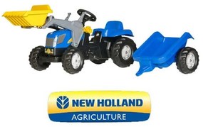 Rolly toys rollykid traktor new holland z łyżką i przyczepą