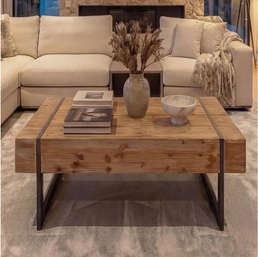 Stolik kawowy MCW-A15a,  kolor naturalny