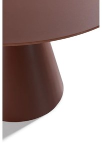 Okrągły stół ze szklanym blatem ø 120 cm Vida – MOME