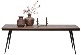 Stół z drewna tekowego BePureHome Rhombic, 220x90 cm