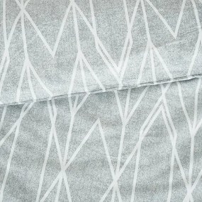 B.E.S. Petrovice Pościel z kory Top Class Gray stripes, 140 x 200 cm, 70 x 90 cm
