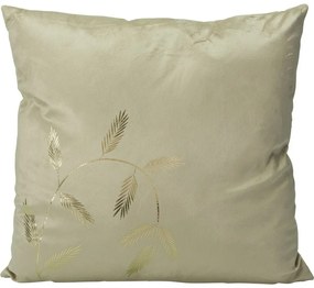Poduszka Leaves beżowy, 45 x 45 cm