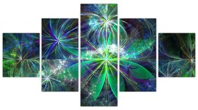 Obraz - Abstrakcyjne kształty geometryczne (125x70 cm)