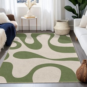 Zielony dywan odpowiedni do prania 80x150 cm Matcha Latte – Mila Home