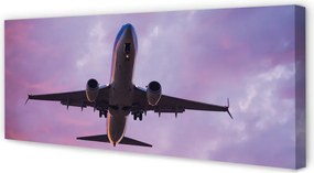 Obraz canvas na ścianę Samolot w Błękitnym Niebie