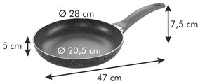 Patelnia ø 28 cm Manico Rosso – Tescoma