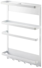 Biała półka magnetyczna YAMAZAKI Tower Magnetic Side Rack