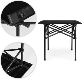 Składany stolik turystyczny Trevio 1201, 119x55,5 cm, czarny