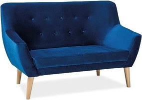 Sofa NORDIC 2 VELVET granatowa