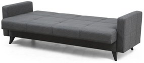 Sofa rozkładana Polya 3 ciemnoszara