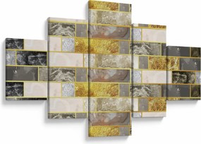 Obraz - Dekoracje z teksturami (125x70 cm)