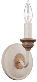 Feiss FE-HARTSVILLE1 - Kinkiet HARTSVILLE 1xE14/40W/230V beżowy/brązowy