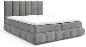 Ciemnoszare łóżko kontynentalne 5 rozmiarów  W0-K48