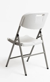 Zestaw 6 krzese z efektem rattanu z ywicy