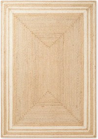 Kremowy/w naturalnym kolorze dywan z juty dwustronny/tkany ręcznie 120x170 cm Jutta – Hanse Home