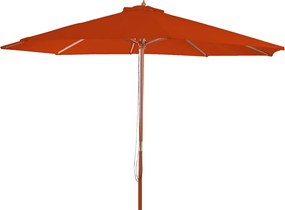 Parasol Lisbon IV okrągły, terakota