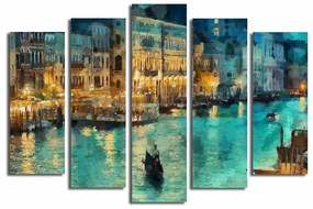 Obrazy zestaw 5 szt. Venice – Wallity