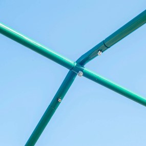 Outsunny Szklarnia Ogrodowa Tunel 6x3x2m Foliowa Ochrona Roślin Zielona | Aosom PL