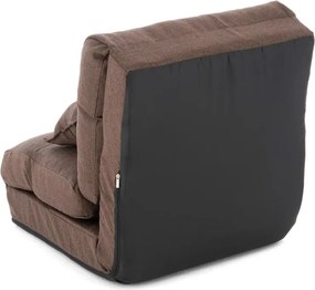 Materac siedziskowy, rozkładany  220 x 60 x 14 cm, brązowy