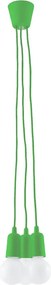 Zielona industrialna lampa wisząca K3-N38