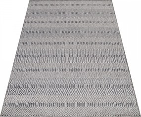 Dywan płaskotkany Aruba geometria szary 240 cm x 340 cm