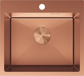 Mexen Solix zlewozmywak stalowy 1-komorowy 500 x 450 mm, miedź - 6402501000-65