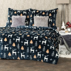4Home pościel mikroflanela Nordic Deer, 140 x 200 cm, 70 x 90 cm