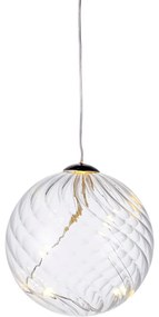 Dekoracja świetlna LED w kształcie bombki Sirius Wave Ball, ⌀ 8 cm