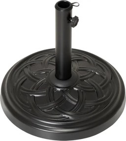 Stojak na parasole, okrągły, Ø 40 cm, czarny