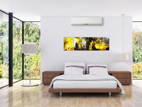 Obraz - Piłka nożna w wielkim mieście (170x50 cm)