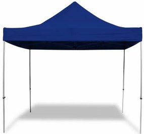 Pawilon ogrodowy PROFI rozkładany 3 x 3 m - niebieski, 4 ściany