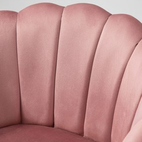 HOMCOM krzesło do jadalni krzesło kuchenne fotel z oparciem krzesło do salonu poliester drewno kauczukowe różowy 66 x 72 x 79 cm