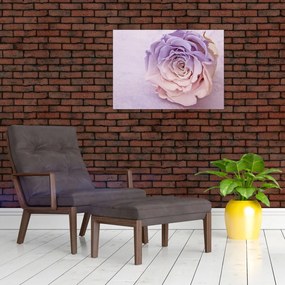 Obraz na szkle szczegółu kwiatu róży (70x50 cm)