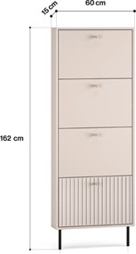 Płytka szafka na buty Sophie 26, kaszmir