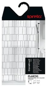 Zasłona prysznicowa 180x200 cm Construct – Spirella