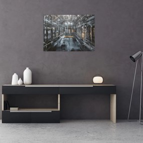 Obraz wnętrza starego budynku (70x50 cm)